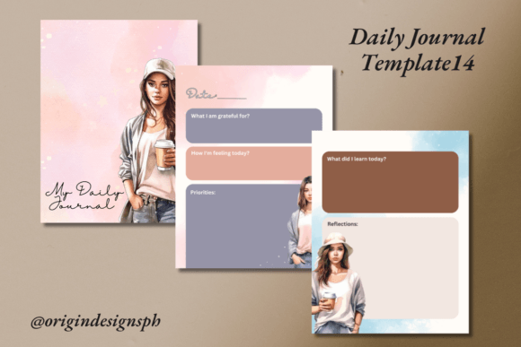 Canva Daily Journal Template14: A Fresh Take on Personal Planning