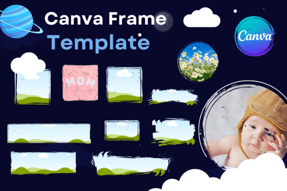 Canva Frame Template: Text Box & Photo Design Guide