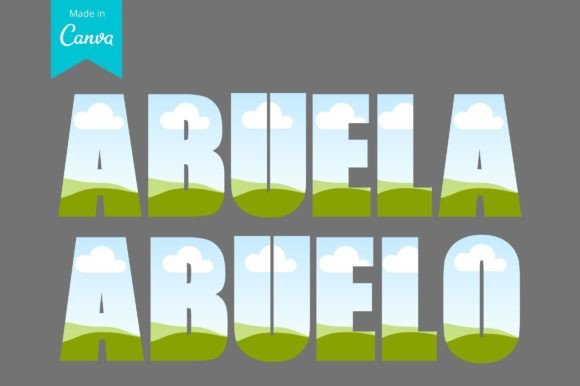 Celebrate Family with the Abuela and Abuelo Canva Frame Template
