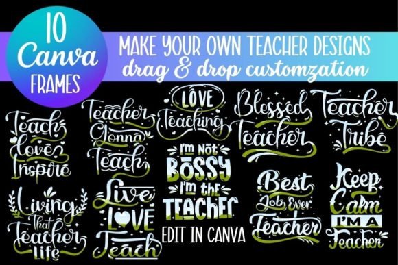 Customizable Teacher Canva Frames: Streamline Your Visuals