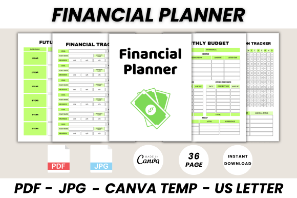 Financial Planner Canva Template: Streamline Your Finances