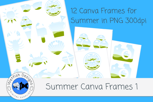 Infuse Your Projects with Fun: Working with Cute Summer Canva Frames