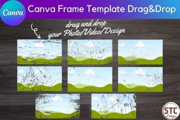 Mastering the Bleach Effect Canva Frames Bundle for Modern Design