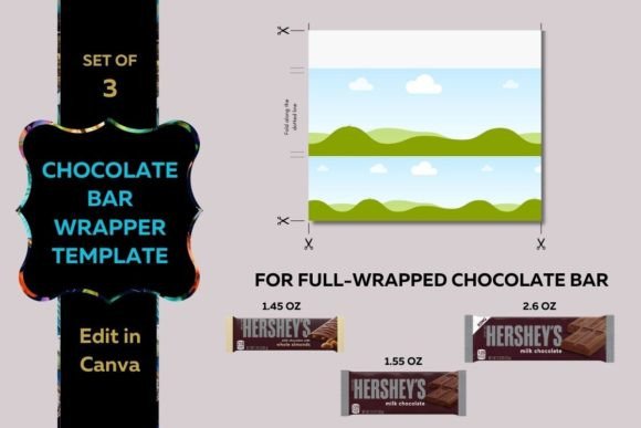 Personalize Your Message with Canva Chocolate Bar Wrappers
