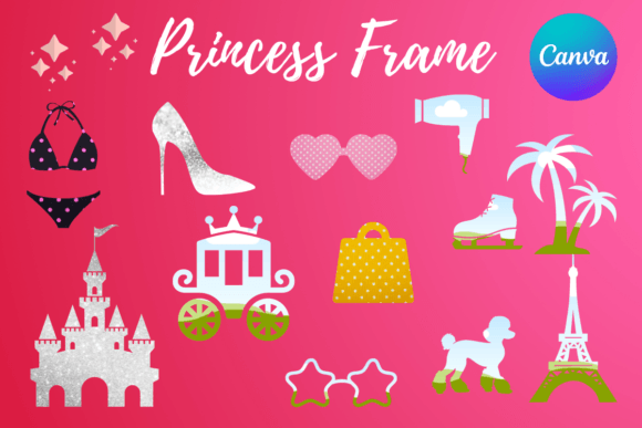 Princess Canva Frame Template: Elevate Your Digital Designs Instantly