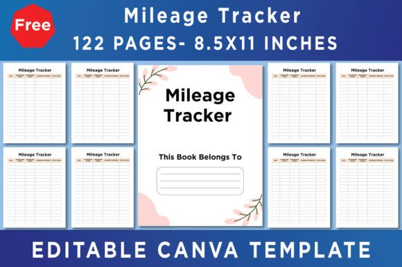 Simplify Your Business Travel with a Mileage Tracker Canva Template