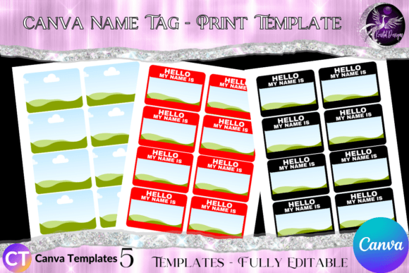 Streamline Your Events with the Canva Name Tag Print Template