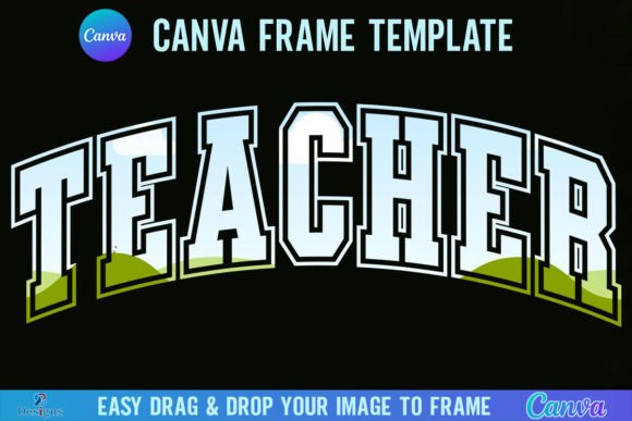 Teacher Varsity Canva Template Frame: A Creative Asset for Education Design