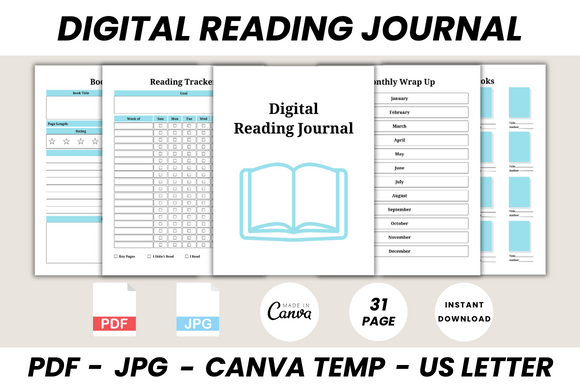 The Ultimate Digital Reading Journal: A Canva Template Guide