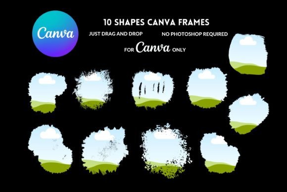 Unlocking Creative Freedom with Editable Brush Stroke Canva Frames